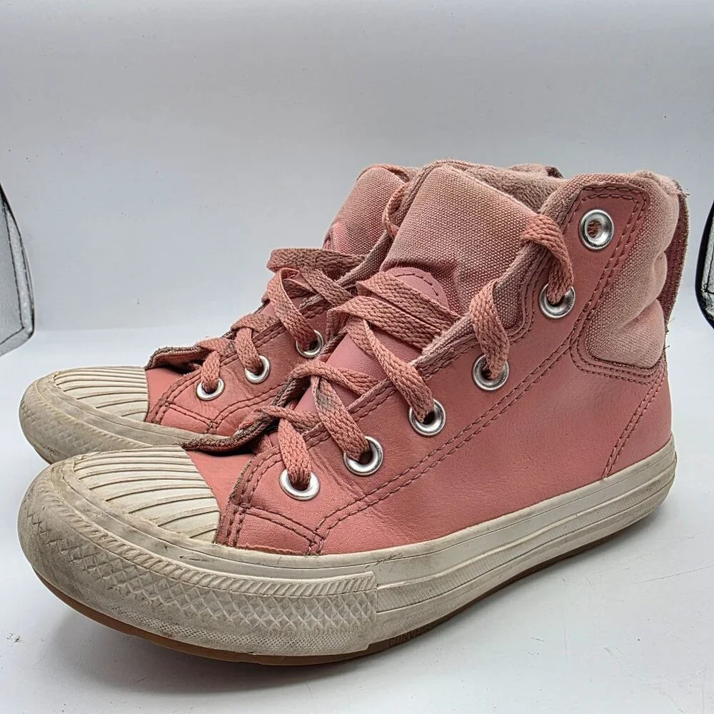 Converse Chuck Taylor All Star Berkshire High Rust Pink Girls Size 2 Shoes